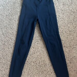 American Eagle Outfitters Dark Blue High-Waisted Leggings